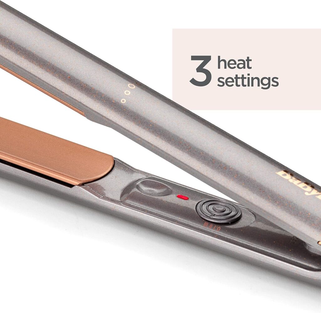 BaByliss Elegance 235C Hair Straighteners, Ultra-smooth ceramic plates, Multi-voltage, Fast Heat Up, variable heat