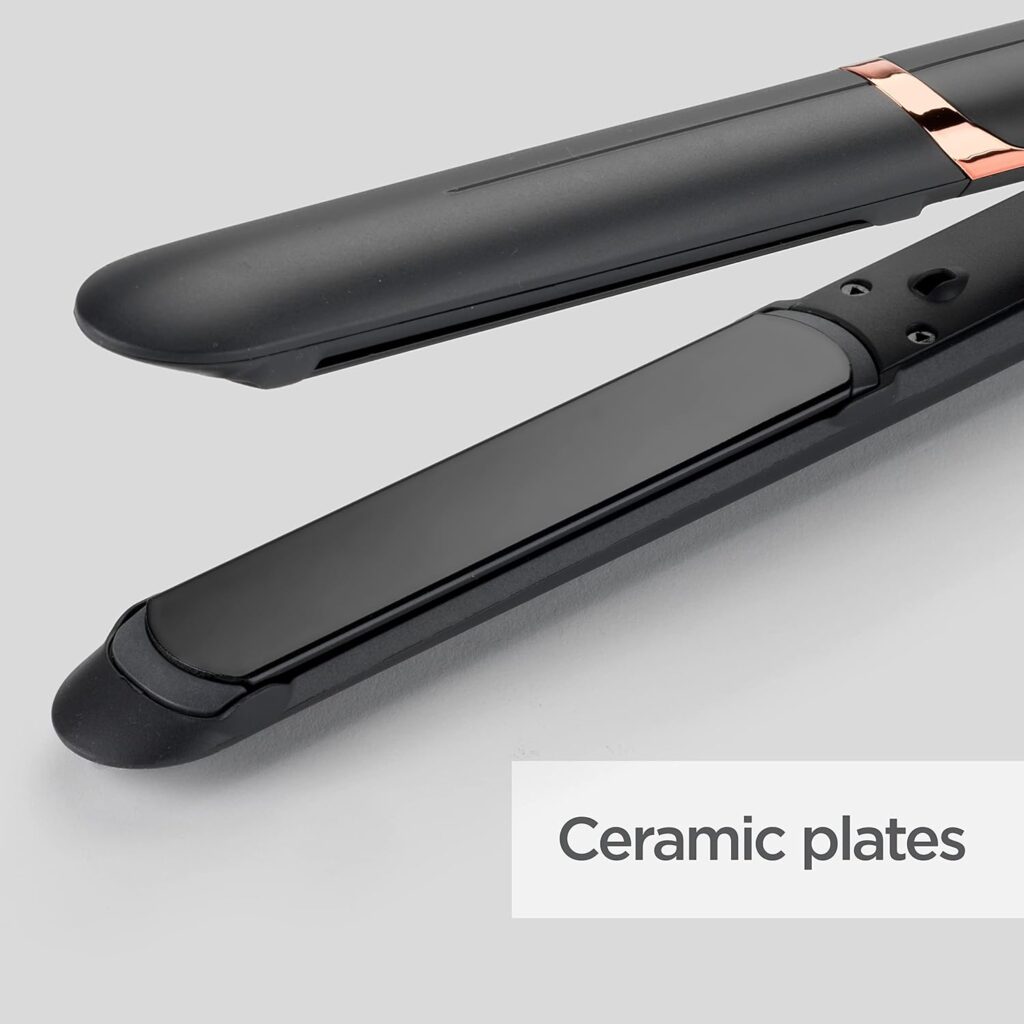 BaByliss Smooth Pro 235 Hair Straighteners, Ionic, Salon performance, Controlled heat, 6 settings, Ceramic plates